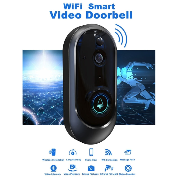 M108 720P 6400mAh Smart WIFI Video Visual Doorbell,Support Phone Remote Monitoring & Real-time Voice Intercom, M108 M108 720P 6400mAh Smart WIFI Video Visual Doorbell,Support Phone Remote Monitoring & Real-time Voice Intercom, M108